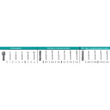Боры твердосплавные турбинные хирургической длины FG SL