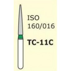 Боры алмазные турбинные TC-11C Coarse, конус с заостренным концом, крупнозернистые