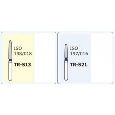 Боры алмазные турбинные TR-S Standart, с короткой ножкой, конус с закругленным концом, стандартная зернистость