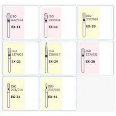 Боры алмазные турбинные EX-21F Fine, специальная форма, мелкозернистые