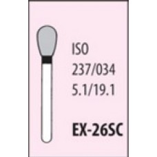 Боры алмазные турбинные EX-26SC Super Coarse, специальная форма, супер крупнозернистые