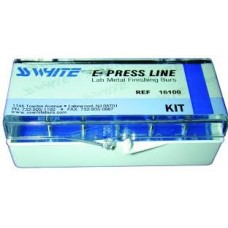 Набор твердосплавных боров Express Line Lab Metal Finishing Bur Kit