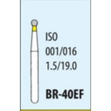 Боры алмазные турбинные BR-40EF Extra Fine, шаровидные, экстра мелкозернистые