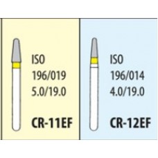 Боры алмазные турбинные CR-EF Extra Fine, для препарирования под вкладки, экстра мелкозернистые