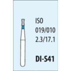 Боры алмазные турбинные DI-S41 Standart, с короткой ножкой, двойной обратный конус, стандартная зернистость