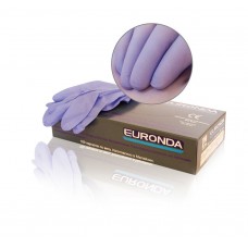 Перчатки Euronda №6 NITRILE Sense нитриловые с текстурой на пальцах, 100 шт., XS